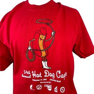 Haynes Beefy- t size L (42 - 44) Hot Dog Caper 2007